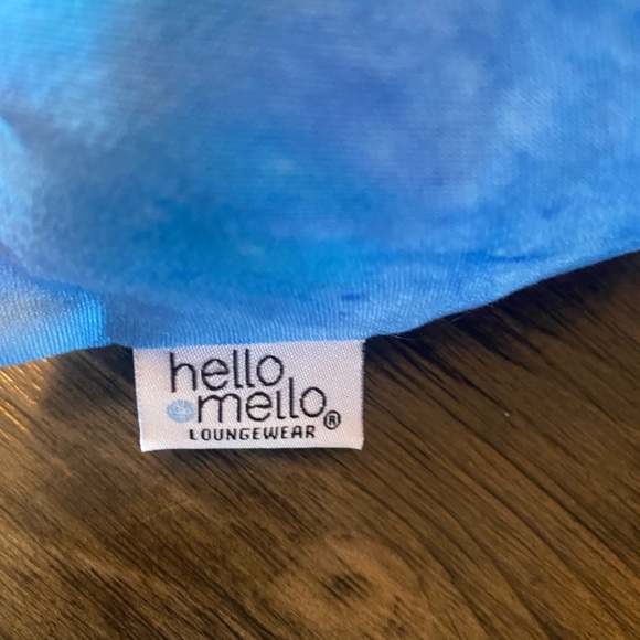 Dyes The Limit Blue Tie-Dye Women's Pajama Top - Picture 3 of 7